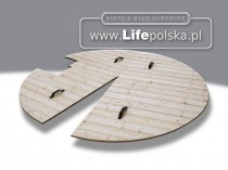 Life Polska sauny i balie ogrodowe Pokrywa drewniana na bali ogrodow