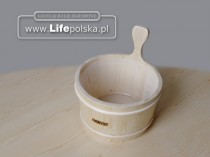 Balie i Sauny Ogrodowe www.LifePolska.pl Cebr 4l. z wkadem plastikowym do sauny ogrodowej