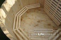 aweczki w balii ogrodowej Balie i Sauny Ogrodowe www.LifePolska.pl