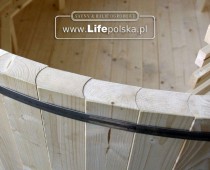 Wykonanie balii k±pielowej Balie i Sauny Ogrodowe www.LifePolska.pl