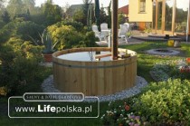 Balia w ogrodzie Balie i Sauny Ogrodowe www.LifePolska.pl